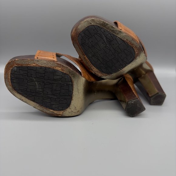 Diane Von Furstenberg DVF platform slingback heels - Picture 5 of 5